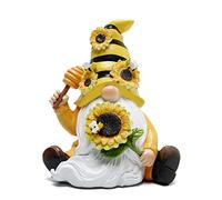 Hodao Decoración de gnomos de Primavera de abejorro, Adornos de gnomos de Miel, Regalos del día Mundial, Figuras de otoño y Acción de Gracias para decoración de jardín, Fiesta de cumpleaños
