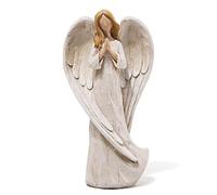 Hodao Figura de Resina de ángel Rezando para Regalar, decoración del hogar, Estatua de ángel Conmemorativa, exquisitamente Tallada y Pintada a Mano, 22,6 cm (Rezando)