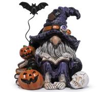 Hodao Figura decorativa de bruja de Halloween, bruja mágica espeluznante