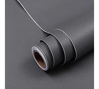 Hode Vinilo Adhesivo Muebles Gris Oscuro 90x600cm, Papel Adhesivo para Muebles Mate, Papel Pintado Autoadhesivo para Paredes, Armarios, Bricolaje Vinilos Decorativos Impermeable