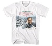 HODETXAATU Bing Crosby Christmas Gems Men's T Shirt Pop Jazz Music MoviesWhiteXXL