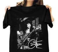 HODETXAATU Rare Cher Singer Tshirt Gift For Fans Unisex All Size ShirtBlackS