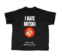 HODETXAATU Rare I Hate Mitski Shirt Collection Singer Unisex ShirtBlackXXL