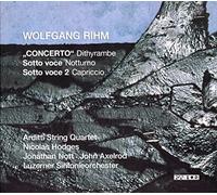 Hodges, Nicholas - Rihm: Concerto Dythirambe, Sotto Voce / Arditti String Quartet, Hodges, Axelrod, Orq. Sinf De Lucerna - Nott