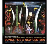 HODGKINSON, FRANK, MENDELSSOHN, WEIR & WHEELER: SONGS FOR A NEW CENTURY