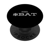HODL $Bat Recompensa criptográfica de Token de atención básica - Bat Valiente PopSockets PopGrip Adhesivo