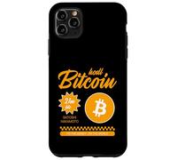HODL Bitcoin 21m BTC Fix The Money (gráfico Retro) Carcasa para iPhone 11 Pro MAX