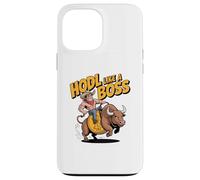 HODL como un Jefe Bitcoin Bull Carcasa para iPhone 13 Pro MAX