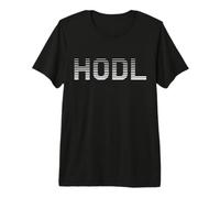 HODL Estrategia de inversión en criptomonedas Minimalista Crypto Camiseta Premium