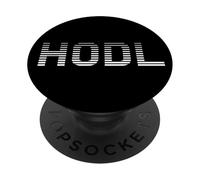 HODL Estrategia de inversión en criptomonedas Minimalista Crypto PopSockets PopGrip Adhesivo