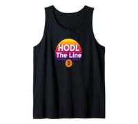 Hodl la línea libertad dinero cripto power stack bitcoin Camiseta sin Mangas