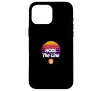 HODL la línea Libertad Dinero cripto Power Stack Bitcoin Carcasa para iPhone 16 Pro MAX