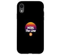 HODL la línea Libertad Dinero cripto Power Stack Bitcoin Carcasa para iPhone XR