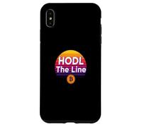 Hodl la línea libertad dinero cripto power stack bitcoin Carcasa para iPhone XS Max