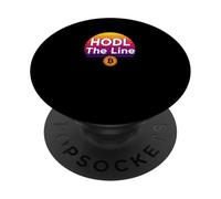 Hodl la línea libertad dinero cripto power stack bitcoin PopSockets PopGrip Adhesivo
