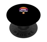 HODL la línea Libertad Dinero cripto Power Stack Bitcoin PopSockets PopGrip Adhesivo