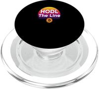 Hodl la línea libertad dinero cripto power stack bitcoin PopSockets PopGrip para MagSafe
