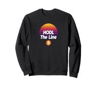 HODL la línea Libertad Dinero cripto Power Stack Bitcoin Sudadera