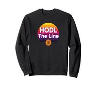 Hodl la línea libertad dinero cripto power stack bitcoin Sudadera