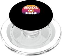 HODL o Fold Stack sats mentalidad Libertad Poder Bitcoin PopSockets PopGrip para MagSafe