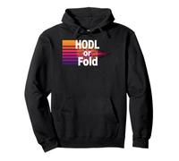 HODL o Fold Stack sats mentalidad Libertad Poder Bitcoin Sudadera con Capucha