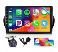 Hodozzy 2G+64G Radio para Citroen Nemo/Peugeot Bipper/FIAT Fiorino Qubo 2008-2017 con Carplay Android Auto, 10,1 Pulgadas Pantalla Táctil de GPS Bluetooth WiFi DSP FM/RDS Radio, Control del Volante