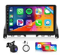 Hodozzy 2G+64G Radio para Mercedes-Benz Clase C W204 S204 2007-2010 con Carplay Android Auto Mirror Link, 9 Pulgadas Pantalla Táctil de GPS Bluetooth WiFi EQ/DSP FM/RDS Radio, Control del Volante