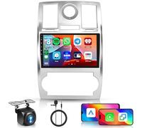Hodozzy 6G+128GB 8-Core Android Radio para Chrysler 300 300C 2004-2011 con Carplay Android Auto Inalámbrico, 2 DIN Pantalla Táctil 9 Pulgadas Radio Coche con Bluetooth GPS WiFi DSP FM/RDS Cámara