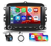 Hodozzy 6G+128GB 8-Core Radio para Fiat 500L 2013-2019 Carplay Android Auto Inalámbrico, 2 DIN Pantalla Táctil 7 Pulgadas Android Radio Coche con Bluetooth GPS WiFi DSP FM/RDS Canbus Cámara para Fiat