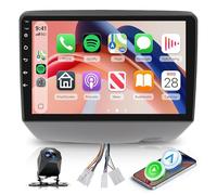 Hodozzy Radio Coche para Toyota Yaris 1999-2005 con CarPlay Inalámbrico y Android Auto, Android Radio Coche 9 Pulgada Touchscreen con Bluetooth/GPS/RDS/FM/USB/Youtube/V-Link+Cámara de Marcha Atrás