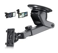 Hodozzy Soporte de Ventosa con Rotación de 360° para Carplay Portátil, Soporte de Pantalla CarPlay Inalámbrico Salpicadero para Navegador GPS, Soporte Vertical para Coche, Soporte para Estéreo Coche