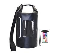 Hodufy Faraday - Bolsa seca de 15 L y bolsa impermeable para teléfono, mochila Faraday EMP para laptop y tableta, tela de señal de doble capa de blindaje interior impermeable Faraday., Black, Bolsa
