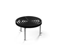 höfats - Bowl 70 Sear Grate - Rejilla de hierro fundido Ø 31 para mayor superficie de parrilla en el cuenco 70 con anillo de plancha - Placa de parrilla regulable en altura, soporte seguro gracias a