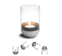 höfats - GRAVITY CANDLE M90 - portavelas - mantiene la vela horizontal - iluminación y extinción confortables