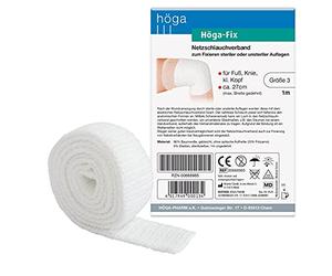 höga Fix Red Manguera vendaje, elástico vendaje para fijar a de manguera de verbänden - Talla 3 - 1 M, para soporte Rodillera y cabeza, 2 unidades).