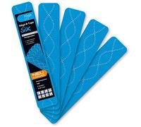 Höga-K-Tape Silk - Cinta de seda (25 x 5 cm, 5 unidades), color azul