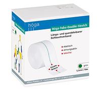 Höga Pharm - Vendaje para manguera, elástico, largo y elástico, 5,5 cm x 10 m, elástico, transpirable, sin látex, 1 unidad, color verde