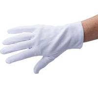 höga Soft de mano Cotton Tamaño L, 3 pares, 100% algodón guantes