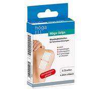 höga Strips wundnahtstreifen, 6.4 x 80 mm, 2 Sobres de 3 rayas, estériles, antialérgico, transpirable, wundnahtstreifen para cortes
