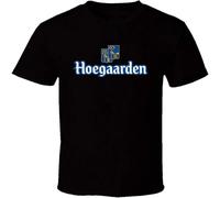 Hoegaarden Slogan City Beer Image Retro Humor T-Shirt Black XL