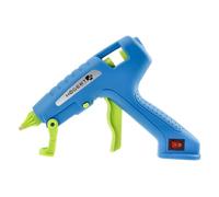 HÖGERT HT2C107 - Pistola de pegamento termofusible (159 x 190 mm), color azul y verde