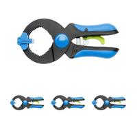 HÖGERT HT3B952 - Llave de carraca (100 mm, 150 mm, 200 mm), color azul y negro (Paquete de 4)