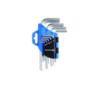 Högert L-Key - Juego de llaves allen hexagonales (9 unidades, 1,5-10 mm)