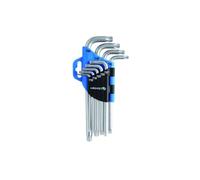 Högert Technik - Llave Torx CrV, Torx Juego, Juego de Llaves Torx, Llaves Torx, Juego Llaves Torx, Torx Set, Juego Torx - 9 Piezas