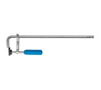 Högert Technik Abrazadera forjada 600x120 mm – riel de acero, placa de presión móvil