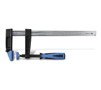 HÖGERT TECHNIK - Abrazaderas de tornillo de sujeción de 300 x 80 mm, fuerza de sujeción de 200 kg, abrazaderas - Mango cómodo y antideslizante - Fijación precisa de las abrazaderas de tornillo