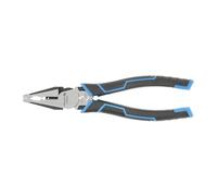 Högert Technik Alicate Multifunción 10 en 1 HT1P245, Acero Cromo-Vanadio (CrV), Pelacables y Crimpadora Integrada, 210 mm, Mangos Ergonómicos para Electricista