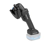 HÖGERT TECHNIK Amoladora angular inalámbrica de 125 mm, 18 V, motor sin escobillas, 8000 rpm, dispositivos de protección sin herramientas, interruptor de dos etapas, sin batería, engranaje metálico