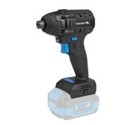 HÖGERT TECHNIK Atornillador de impacto inalámbrico 18V, brushless, 200 Nm, 1/4'' HEX, LED, 3 velocidades, sin batería, engranaje metálico