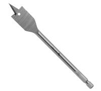 HÖGERT TECHNIK Broca fresadora plana para madera, 36 x 152 mm, broca de serpiente con punta centradora, vástago hexagonal, para madera, tableros de partículas, MDF y materiales de madera